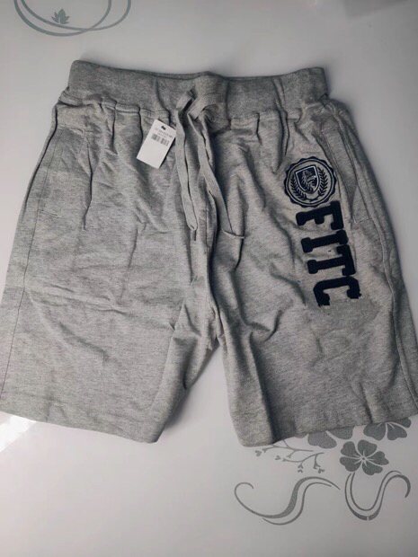 清仓甩卖男士纯棉运动休闲裤小鹿刺绣五分裤中裤