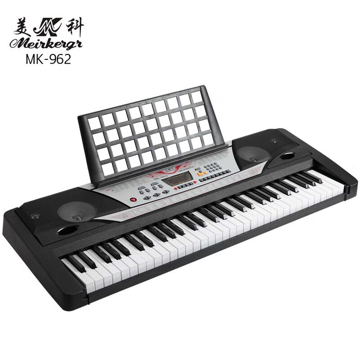 美科电子琴61键  送琴架，买了以后孩子没...