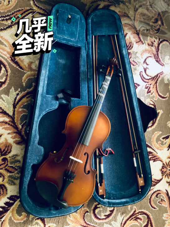 全新4/4小提琴，本来是想学，但是没机会没...