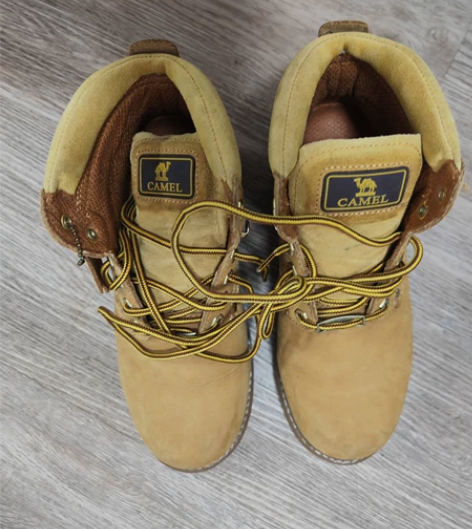 骆驼马丁靴男鞋高帮真皮男士工装靴子 几乎全...