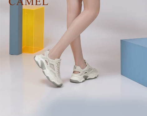骆驼女鞋2021春季新款休闲鞋子网红百搭运...