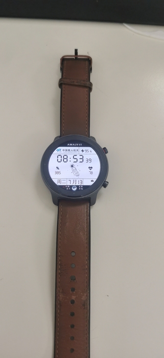 华米gtr47mm铝合金版本，成色一般，看...