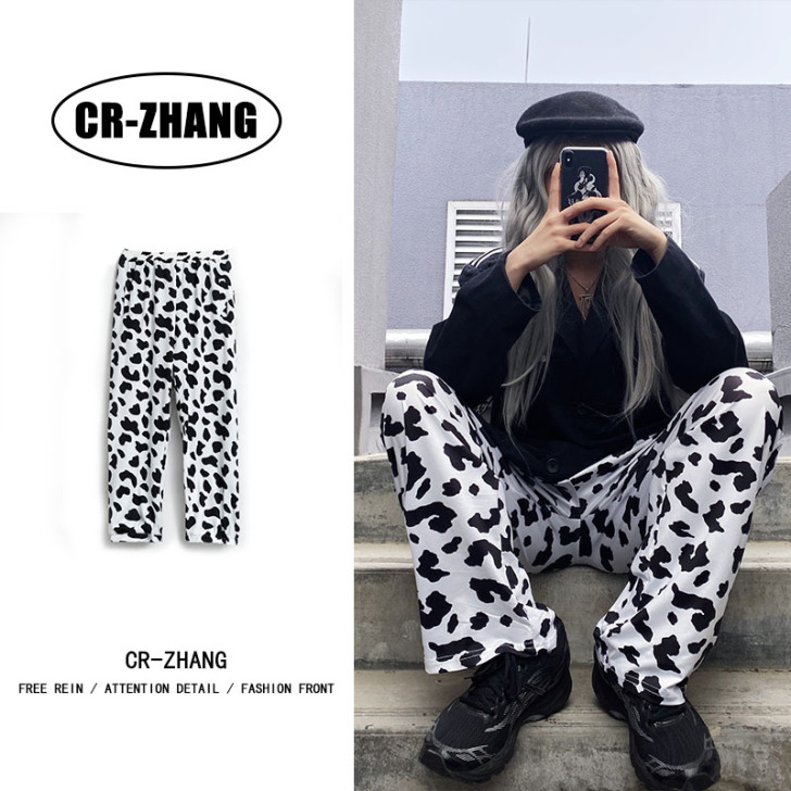 裤子女春夏新款ins软软垂感ulzzang...