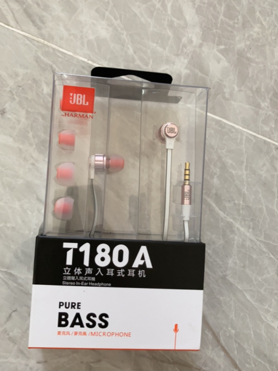 JBL T180A耳机入耳式重低音炮手机电...