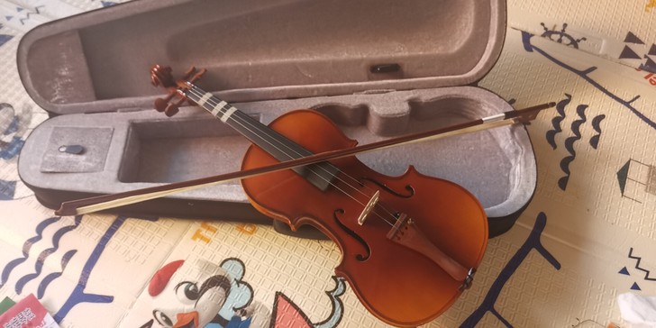 手工全实木小提琴初学者学生用成人入门手工琴...