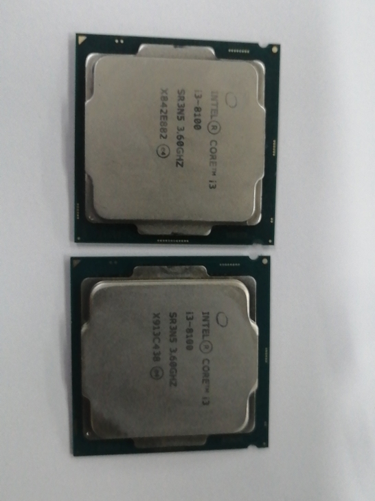 i3 8100 CPU一对双胞胎！打包处理...