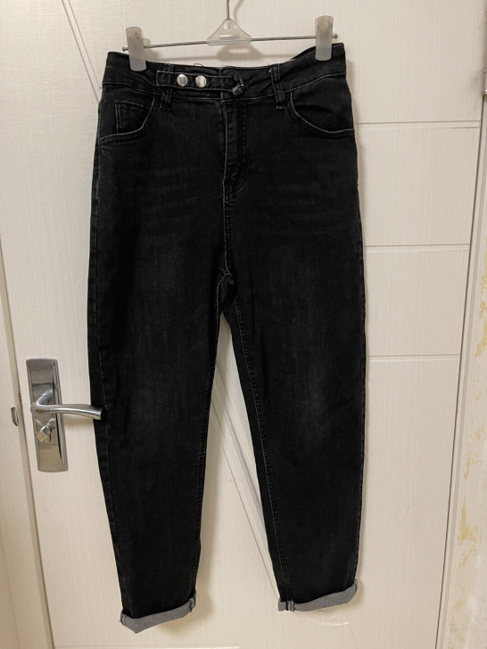 序笛家黑灰色夏季女生宽松显瘦哈伦裤萝卜裤 ...