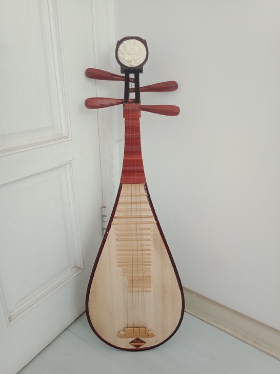 初级学琵琶时用的，九成新，孩子现在用成人的...