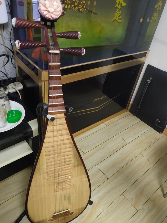 闲置琵琶，8成新，手工制作，准备换新琴