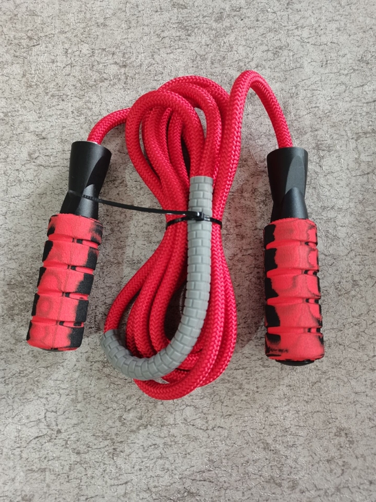 全新加粗9mm粗棉绳健身减肥运动跳绳男女负...