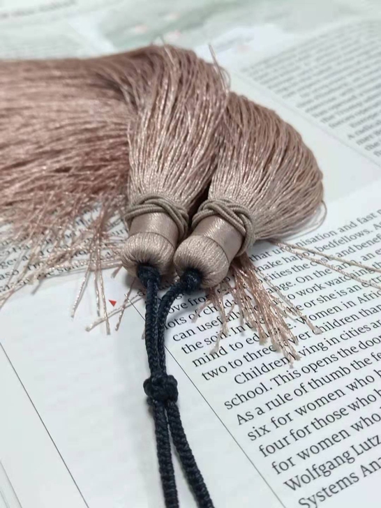 25cm古风流苏 剑穗 笛子穗 藕粉色流苏...