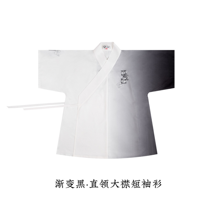 【折扣价】重回汉唐子幡 原创改良汉服男直领...