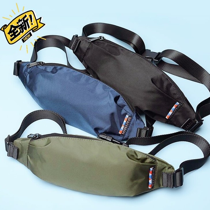 腰包男多功能运动跑步包斜挎包男士腰包男斜挎...