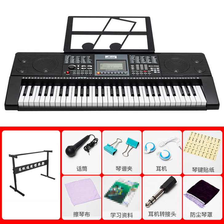 美乐斯多功能电子琴成人幼师用初学者入门
