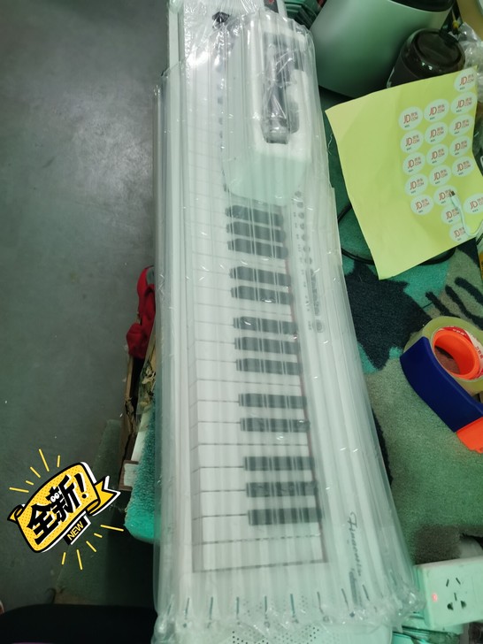 八度宝贝 电子琴61键多功能亮灯跟弹儿童初...