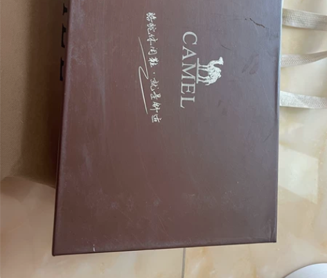 骆驼 男士 休闲鞋，黑色，尺码为255，适...