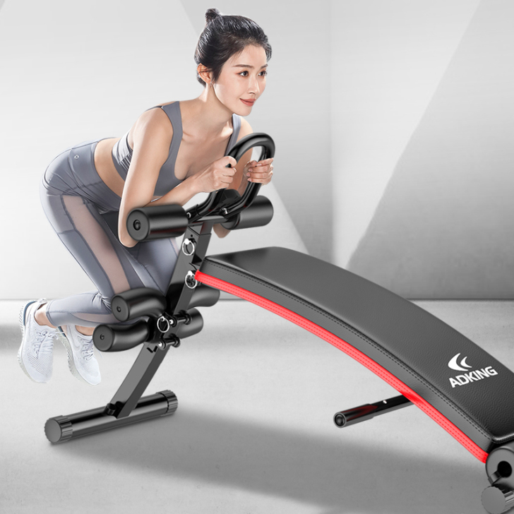 仰卧起坐辅助器健身器材家用卷腹机腹肌仰卧板...