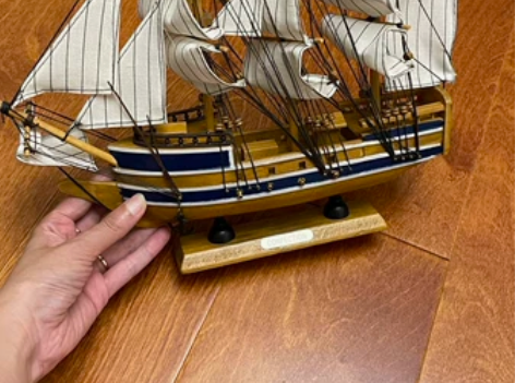 【高品质工艺船】地中海帆船木质模型摆件。 ...