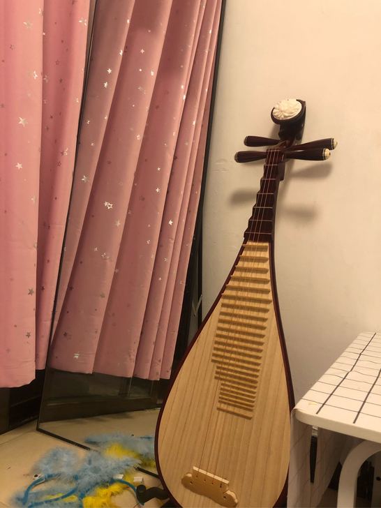 红木琵琶乐器.