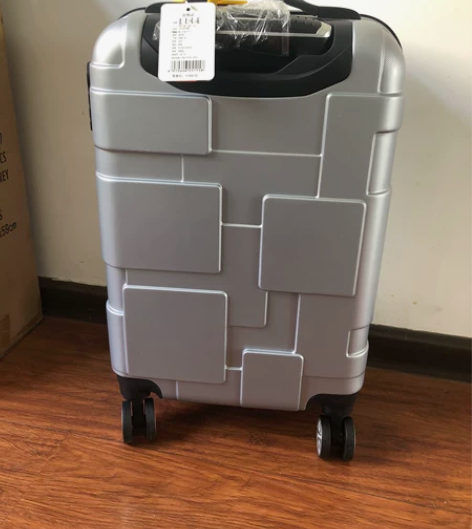 ELLE拉杆箱20寸银灰色ABS材质37*...