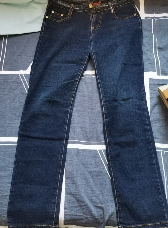 深蓝牛仔裤~ 本人165cm 52kg穿着...