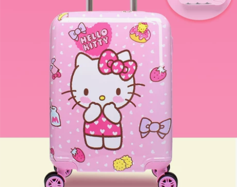 拉杆箱皮箱helloKitty儿童行李箱女...
