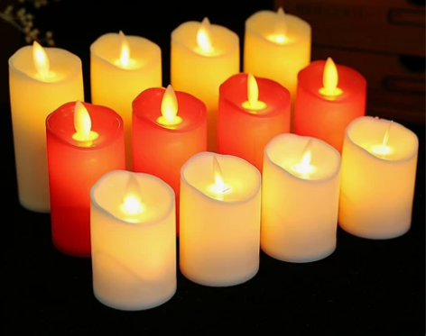 【12个盒装】剧本杀摇摆电子蜡烛le d蜡...