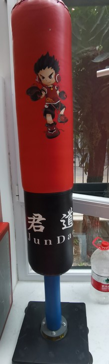 沙袋散打立式家用儿童拳击小孩训练器材跆拳道...