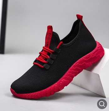 新款男士休闲鞋2021春季学生运动鞋透气轻...