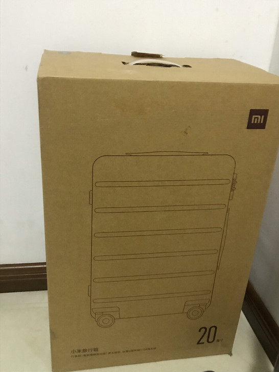抽奖所得，小米旅行箱20英寸 蓝色的新品小...