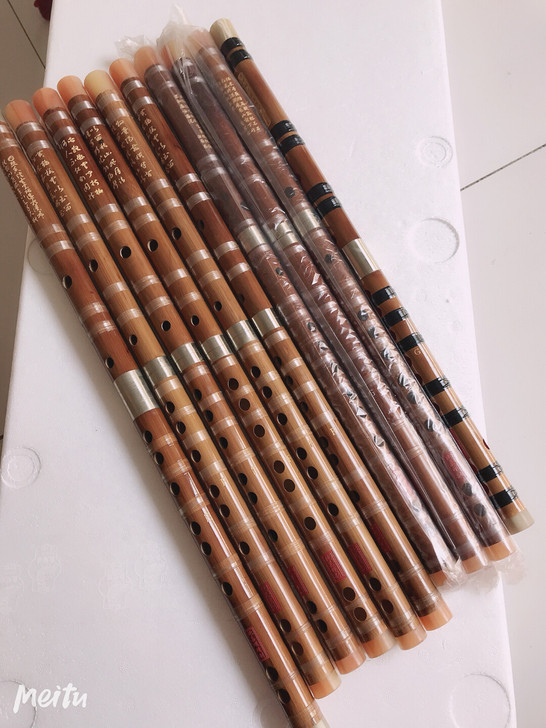 竹笛,笛子清库存,名人刻制,鲍嘉明精制,G...