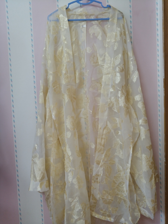 出一件全新汉服外披,买来后从未穿过,买的话...