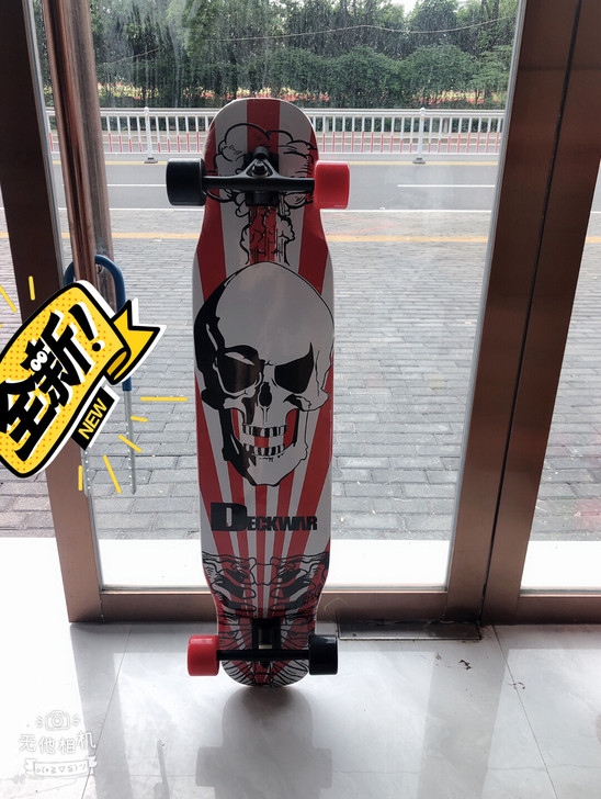 公路长板滑板女生专业舞板刷街代步全能双翘板...