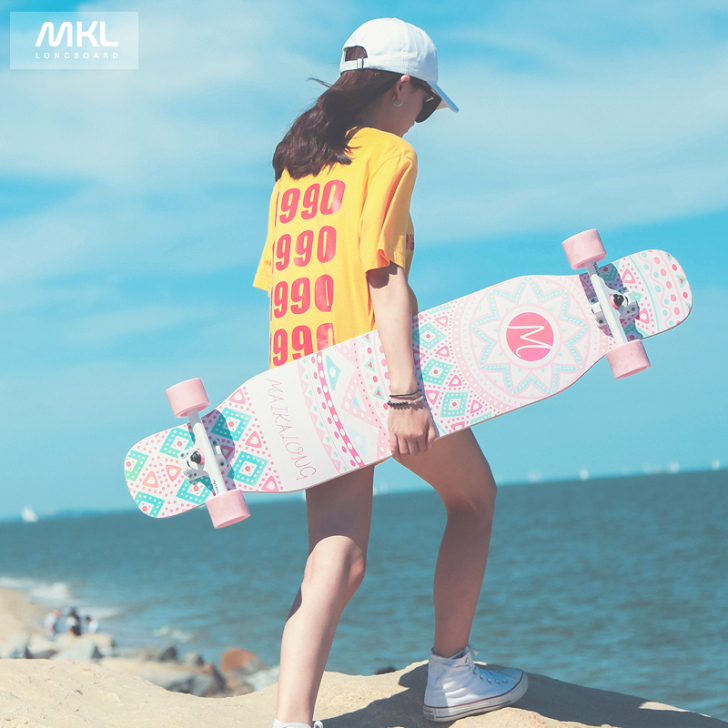 弘鹰专业滑板长板初学者成人青少年刷街韩国男...