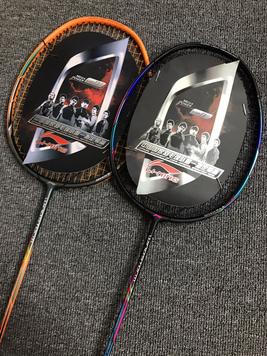 特价最新款李宁羽毛球拍ws72蓝黑全新防伪...