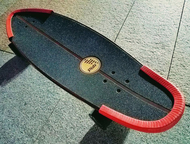 Slide陆地冲浪板，old school...