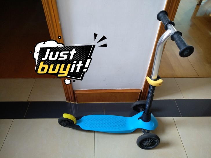 迪卡侬，滑板车，B1，有三级升降，江浙沪包邮