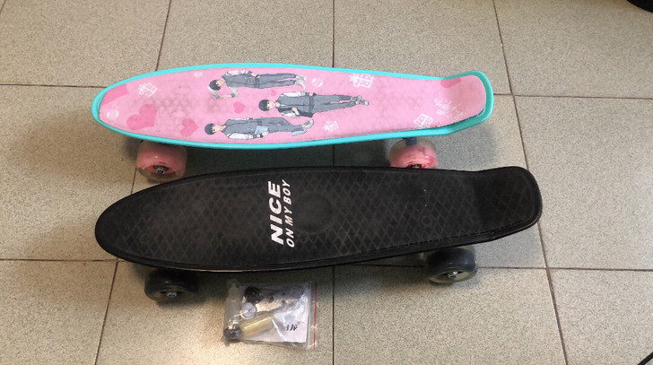 【北京自提100元】小鱼板滑板2个，适合成...