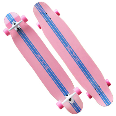 长板滑板初学者专业板双翘男女生成人刷街四轮...