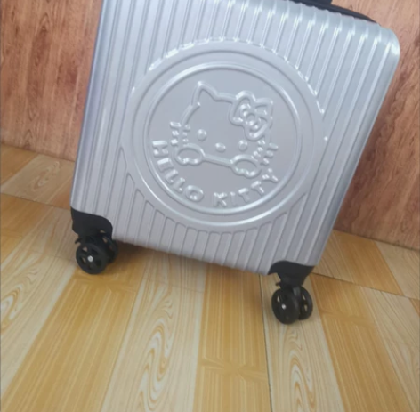 新款20寸拉杆箱可爱小猫卡通行李箱万向轮登...