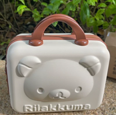 手提行李箱14寸密码锁箱可爱卡通旅行箱轻便...