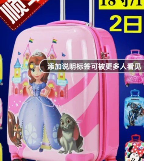 儿童行李拉杆箱 20寸 如图