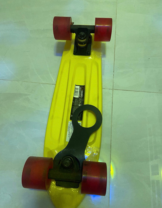 迪卡侬小鱼板oxelo滑板刷街小鱼板复古