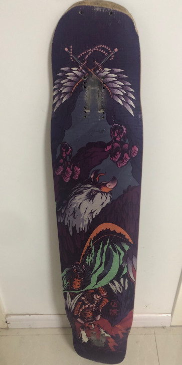 翼刃长板，八新，新贴的砂纸，换了板一直闲置...