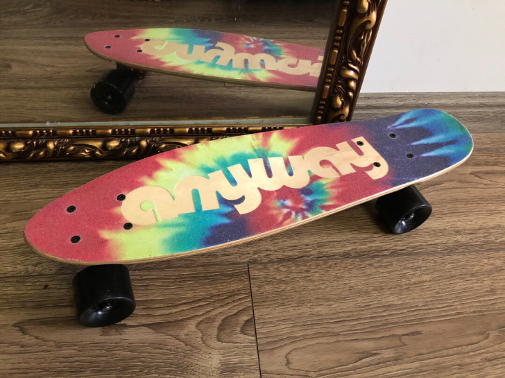 全新小鱼板anyway滑板代步滑板全新专业...