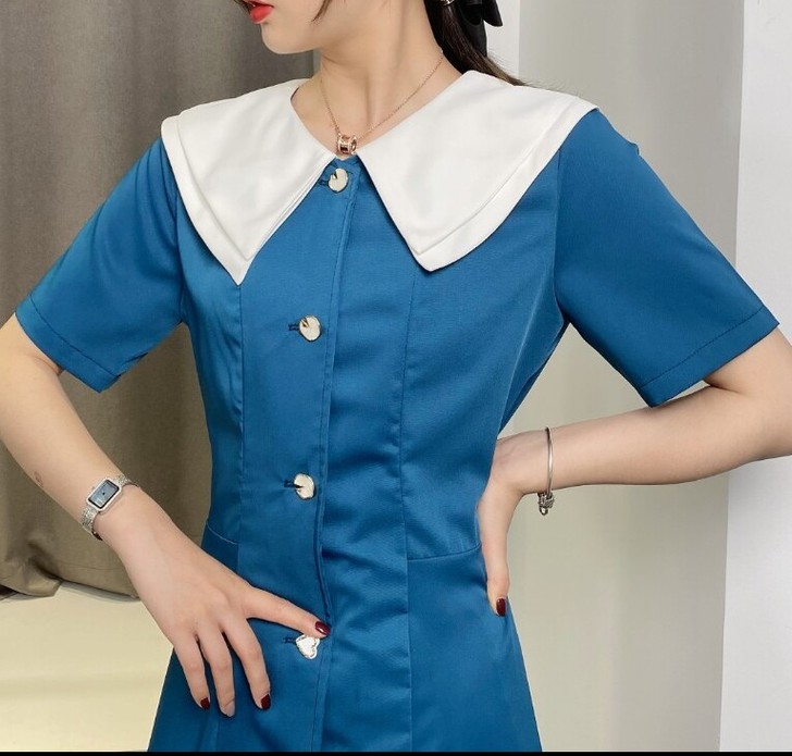 复古赫本连衣裙，全新包邮，吊牌还在上面娃娃...