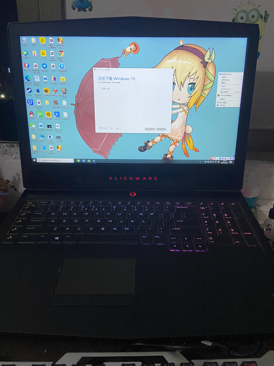 出自用外星人笔记本R4一台