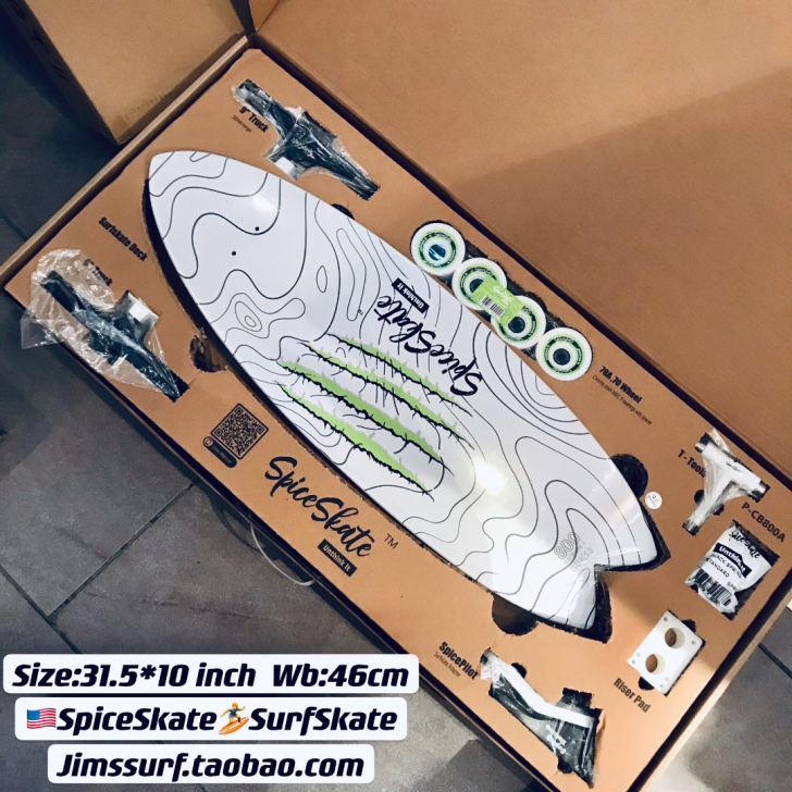 现货 美国陆地冲浪滑板SpiceSkate