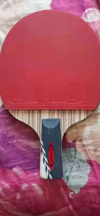 克洛斯威五星加碳比赛级用乒乓球拍，二手低价...
