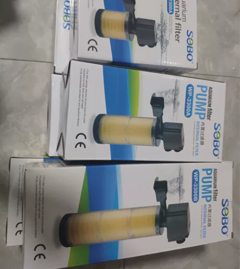 松宝鱼缸过滤器静音三合一内置潜水泵过滤设备...